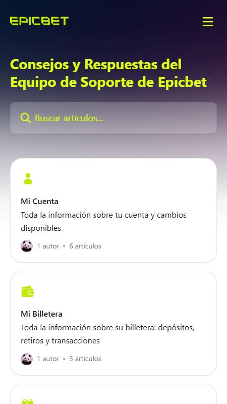 Centro de ayuda de Epicbet