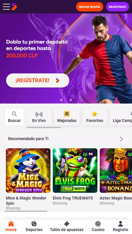 Página principal de tonybet en línea