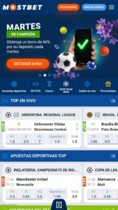 Mostbet página principal de apuestas en Chile